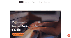 Desktop Screenshot of iramamusicstudio.com